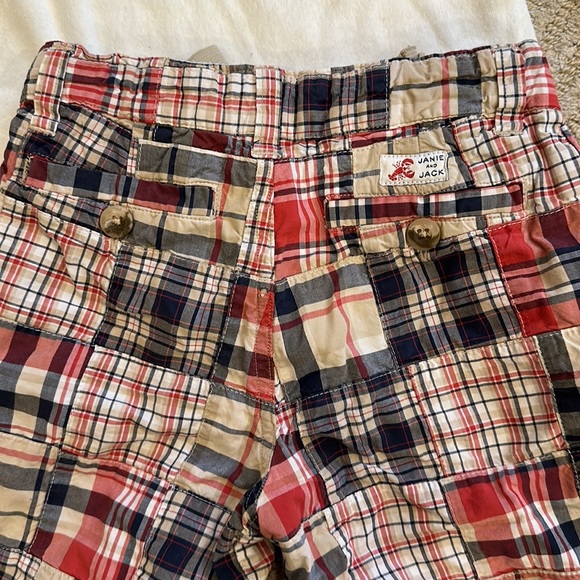 Boys Janie & Jack cute summer bundle 4T swimsuit, tees, and madras shorts Preppy - Picture 3 of 7